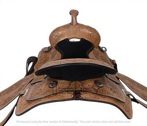 Conception en cuir de traînée occidentale de selle anglaise légère durable pour l'équitation confortable de fond - Product Image 4