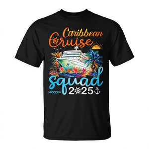 T-shirt assorti pour la famille Caribbean Cruise Squad 2025 - Product Image 2
