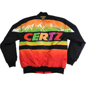 Veste coupe-vent personnalisée en sublimation, veste bomber, veste pour temps humide, taille plus, vestes et manteaux pour hommes, survêtement - Product Image 2