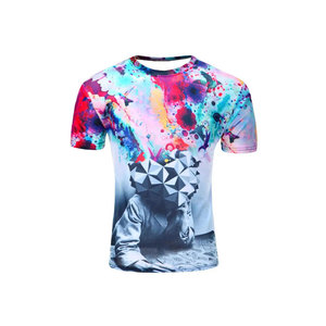 Camiseta de sublimación para hombre de alta calidad y peso ligero, talla grande, corte ajustado, del mejor fabricante. - Product Image 1