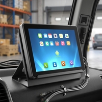 Tableta PC Industrial Robusta con Múltiples CPU, 8GB, 128GB, Android, Linux, RS485, POE, RFID, WiFi, para Montaje en Vehículo