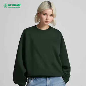เสื้อสเวตเชิ้ตแขนยาวคอกลมถักลายเรียบสีพื้น แต่งขอบแขนยางยืด สไตล์ลำลองสำหรับผู้ชาย เหมาะสำหรับฤดูหนาว - Product Image 3