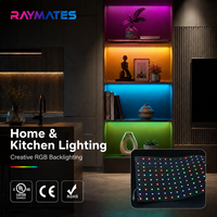 Lámina LED RGB SPI WS2812, Píxeles Direccionables, 256 LED 5050, DC5V, 160x160mm, Ultrafina, Flexible y Plegable para Decoración e Iluminación