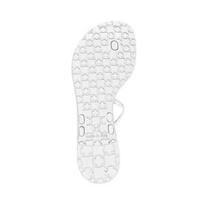 Sandales plates Valentino Jally V-Detail en blanc - Product Image 6