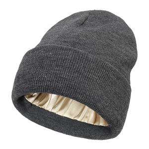 Vente en gros de nouveaux bonnets d'hiver en laine mélangée personnalisés, design tendance, unisexe - Product Image 6