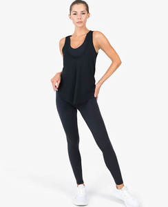 Camiseta Deportiva de Entrenamiento para Mujer con Logotipo Personalizado, Secado Rápido, Algodón/Bambú, Estilo Urbano, Chaleco sin Mangas para Primavera, Verano y Otoño - Product Image 4