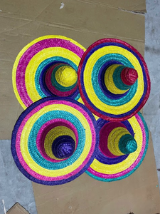 Stylish and durable <b>straw</b> <b>hats</b> made from natural fibers suitable for both casual wear and commercial use - Product Image 4