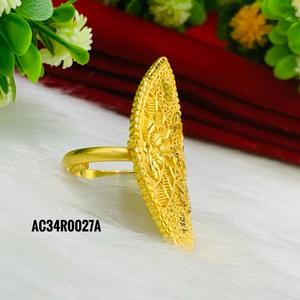 Anillos clásicos chapados en oro rosa para mujer, joyería chapada en oro con forma de flor en línea - Product Image 2