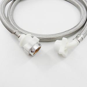 Manguera <span class=keywords><strong>de</strong></span> Suministro <span class=keywords><strong>de</strong></span> Agua Flexible <span class=keywords><strong>de</strong></span> Acero Inoxidable para <span class=keywords><strong>Lavadora</strong></span> OEM, <span class=keywords><strong>Tubo</strong></span> <span class=keywords><strong>de</strong></span> Extensión <span class=keywords><strong>de</strong></span> 3/4\" x 150 cm, Resistente a Roturas, para Agua Fría y Caliente - Product Image 4