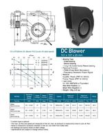 Ventilateur axial micro personnalisable 101x107x25mm Modèle 10125 12V DC Étanche en plastique OEM 2400-3300 tr/min 44.8-50 dB(A) de bruit