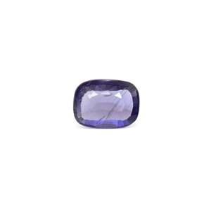 Iolite (Neeli) 4,3 carats, diamant vert taille émeraude, facetté, poli, certifié IGI, pour la fabrication de bijoux, pierre lâche, trou de 1 mm - Product Image 1