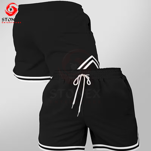 Mens Plus Size Gym Shorts High-Performance Breathable Quick-Dry <b>Drawstring</b> Closure Customized Logo & Color - Product Image 2