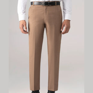 Pantalones de Vestir Profesionales para Hombre, Estilo Formal de Negocios, Rectos, Transpirables, de Lona, Ropa Elegante - Product Image 1