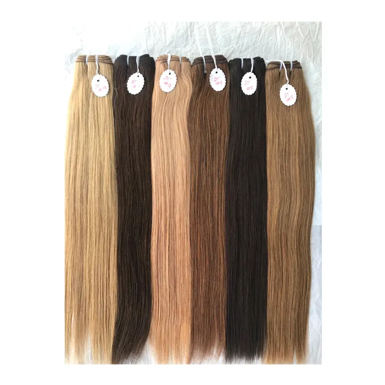 100% необработанные натуральные волосы, выровненные цветные прямые волосы Remy, доступные для глобальных поставщиков