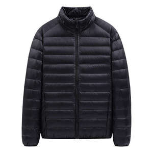 Veste matelassée ultra-fine 50 % pliable, imperméable et respirante avec capuche pour homme, légère, idéale pour l'extérieur – Vente en gros personnalisée - Product Image 3