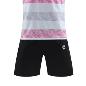 Conception de sublimation imprimée personnalisée uniforme de football unisexe respirant vente en gros ensemble de maillots de football de l'équipe de jeunes - Product Image 4