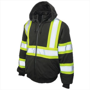 Adjustable best Manufacture new arrival <b>Work</b> wear <b>For</b> Construction <b>Men</b> Safety <b>Hoodie</b> Eco-friendly Front Pocket Safety <b>Hoodie</b> - Product Image 4