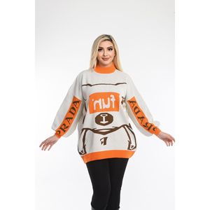 Suéter de mujer de punto Salash estampado de alta calidad Diseño elegante para comodidad y estilo - Product Image 1
