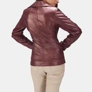 La chaqueta de cuero de último estilo para mujer más vendida de punto transpirable a precio mayorista - Product Image 4