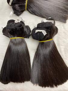 Cheveux Remy lisses et courts à double trame fabriquée au Vietnam Produit de cheveux humains de haute qualité - Product Image 2