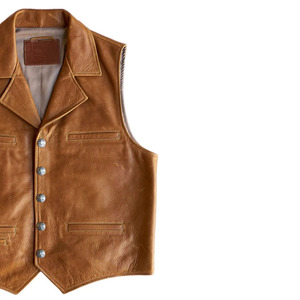 Chaleco de Cuero para Hombre de Último Diseño, Hecho a Medida, Nuevo Diseño de Ropa de Invierno para Hombre, Chaleco de Cuero - Product Image 2