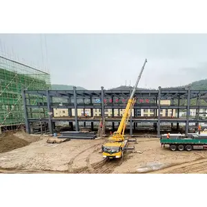 Lojistik merkezi için prefabrik çelik yapı tasarım depo