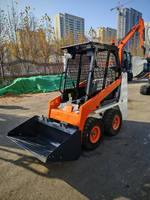 Chargeur frontal compact diesel LXZT18 d'origine, mini-chargeur sur chenilles pour usage industriel