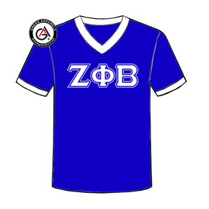 Zeta phi Beta soror เสื้อผ้าสตรีเสื้อแขนสั้นแฟชั่นสำหรับทุกเพศเสื้อคอวีสำหรับผู้หญิง - Product Image 6