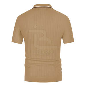 Personnalisé pour Polo T-Shirt 100% Coton Nouveau Style Texture Solide Tricot Conçu et fabriqué sur commande - Product Image 5