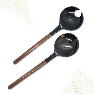 Ensemble de cuillères en corne de haute qualité Fabricant en gros Ensemble de couverts en corne au design élégant Exportateur de l'Inde - Product Image 1