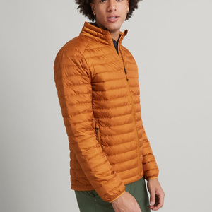 Chaqueta acolchada con cuello levantado para hombre, chaqueta cálida de invierno hinchada ligera, chaquetas de burbujas para hombre a la venta - Product Image 3
