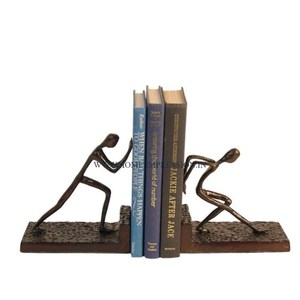 Flèche Conception Métal Plaqué Or Nouveaux Cadeaux Serre-Livres Vintage Grande Taille Décoration En Métal Serre-Livres Par Home Impressions - Product Image 5