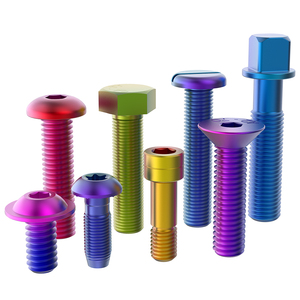 Servizio di lavorazione CNC personalizzato per viti e dadi in titanio M2 M4 M6 M8 parti di fissaggio di tornitura di precisione - Product Image 1