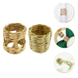 Anillos para Servilletas de Ratán de Alta Calidad, 100% Hechos a Mano, Ecológicos, Decorativos para Fiestas, Estilo Minimalista, para Banquetes y Cenas en el Hogar - Product Image 3