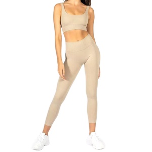 Light <b>Weight</b> <b>Women</b> Yoga <b>Set</b> Casual Breathable Cotton Anti Wrinkle High Quality 2-Piece Long Top Comfortable Wear Trending All - Product Image 1