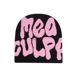 Bonnet décontracté personnalisé unisexe à revers uni chaud en tricot pour sports d'hiver, randonnée, ski, extérieur, réglable, 100 % acrylique - Product Image 5