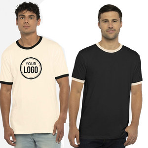 NEXT Level 3604 Ringer เสื้อยืดผ้าฝ้ายนุ่มคอกลมตัดความคมชัดทนทาน Ringer กรีฑาเสื้อยืดผ้านุ่มกำหนดโลโก้ได้เอง - Product Image 6