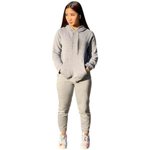 Chándal de manga larga a la moda para mujer, Conjunto de sudadera y pantalones a juego, perfecto para deportes, Fitness, gimnasio, hogar y todos los días - Product Image 5