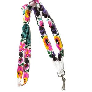 Perles de rocaille 18 pouces de long lanière de mode faite à la main pour l'utilisation de carte longue lanière perlée de style de bijoux pour le bureau - Product Image 4