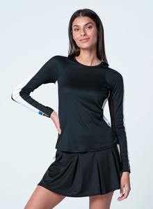 Gonna da Tennis Anti-esposizione a vita alta da donna ad asciugatura rapida due pezzi per Fitness Culottes Logo anteriore per Golf traspirante - Product Image 4