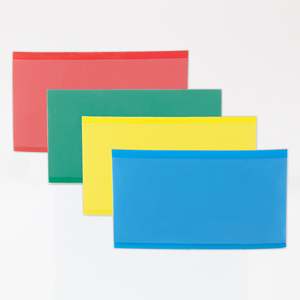 Cartello magnetico trasparente con bordo colorato 100x50mm - Product Image 1