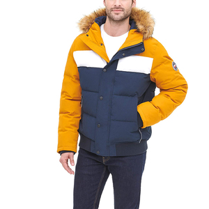 Chaqueta acolchada personalizada para hombre, diseño de moda, con capucha, Burbuja, al por mayor, para invierno - Product Image 6