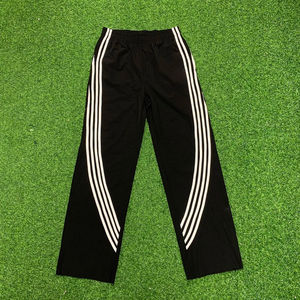 เสื้อแจ็คเก็ตวินด์เบรกเกอร์ลายทางไนลอนแบบยูนิเซ็กซ์ทันสมัย ทรงปกติ ซิป กระชับรูปร่าง กางเกงไนลอนทรงเข้ารูป แห้งเร็ว ปลายขาหลวม - Product Image 1