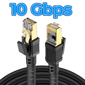 Cable Ethernet UTP Cat7 RJ45 de 1m, Negro, para Vention, Cobre Puro con Revestimiento de PVC, para Uso en Computadoras - Product Image 3