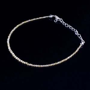 925 Sterling <b>Silver</b> Light Yellow Diamond <b>Bracelet</b> Elegant Diamond <b>Bangles</b> - Product Image 3