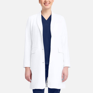 Blouses de médecin personnalisées OEM pour femmes, blouses blanches de qualité supérieure, tenues de travail pour médecins et infirmières, blouses de laboratoire - Product Image 1