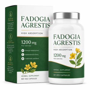 Cápsulas de Fadogia Agrestis 1200mg <span class=keywords><strong>al</strong></span> <span class=keywords><strong>por</strong></span> <span class=keywords><strong>Mayor</strong></span>, Extracto 40:1 con Tongkat Ali 100:1, Suplemento de Zinc, Magnesio y Boro, OEM - Product Image 1