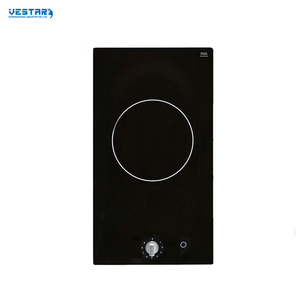 Table de cuisson <span class=keywords><strong>à</strong></span> <span class=keywords><strong>induction</strong></span> portable 110V/220V, 2 plaques électriques + 2 brûleurs <span class=keywords><strong>à</strong></span> gaz, commande tactile par capteur, efficacité énergétique A++ - Product Image 1