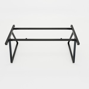 Pieds de table de conférence en acier 180x90cm Trapeze II Concept Système d'assemblage - Minimaliste Contemporain pour utilisation en salle de conférence d'hôtel - Product Image 2