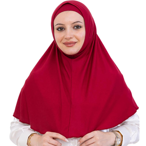 Hijab en polyester de haute qualité, écologique, durable, respirant, léger, à séchage rapide, écharpe musulmane pour femmes modestes - Product Image 1